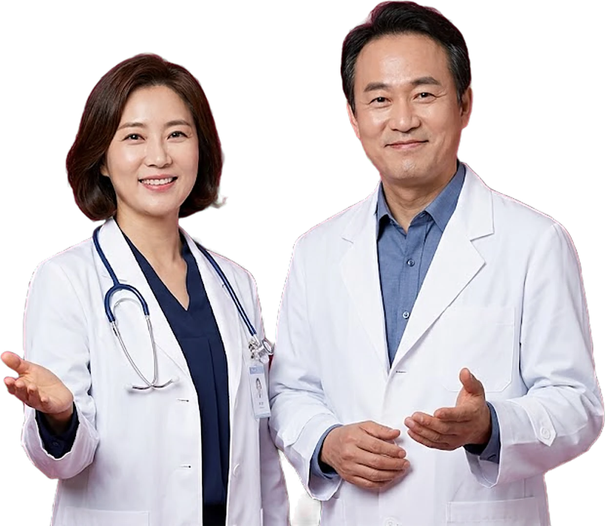 상담을 권하는 성은병원 의료진